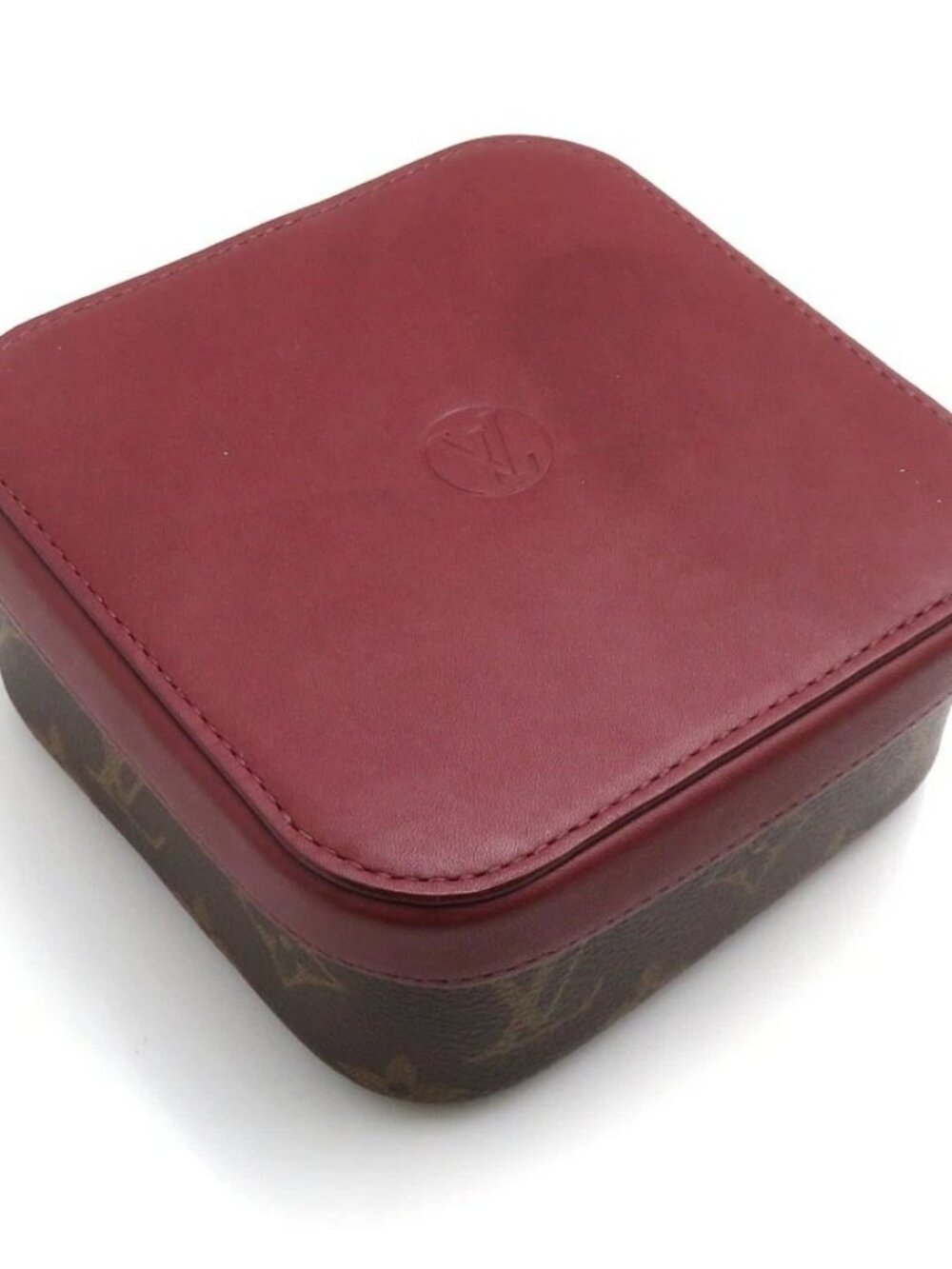 LOUIS VUITTON Monogram Accessory Case Bordeaux/Brown GI0019